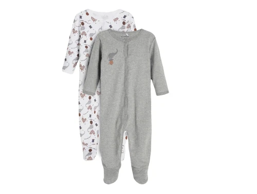 Name It grey melange natdragt cirkus (2-pak)